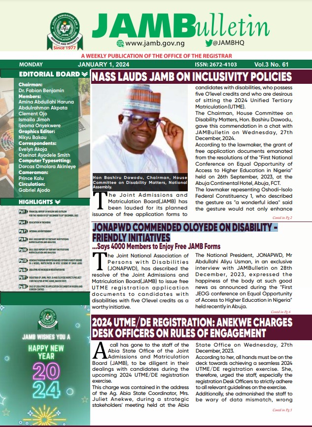 JAMB news today