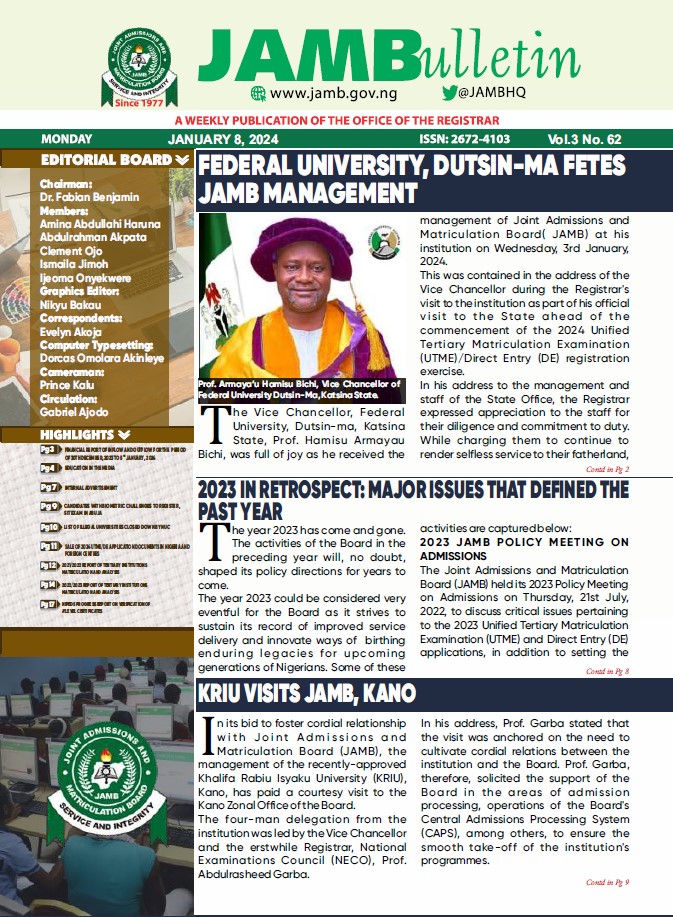 JAMB news today